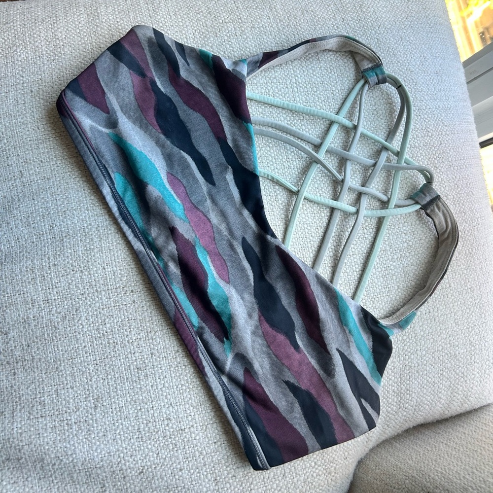 lululemon athletica Multicolor Strappy Sports Bra